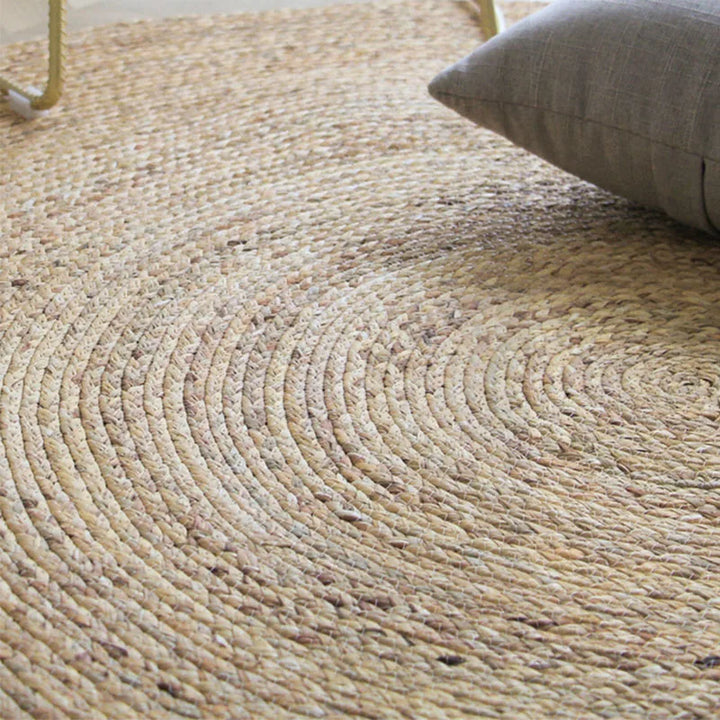 Tapis de salon Japonais rond en jute