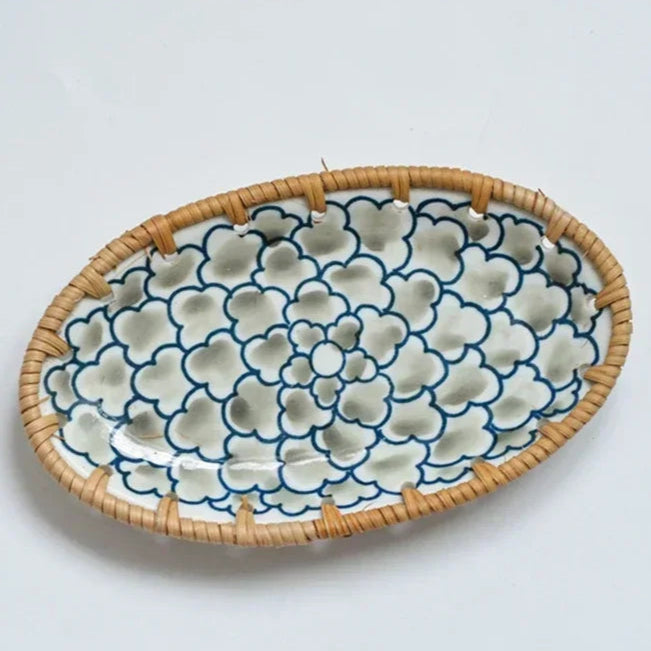 Original Japanese Rattan Plate