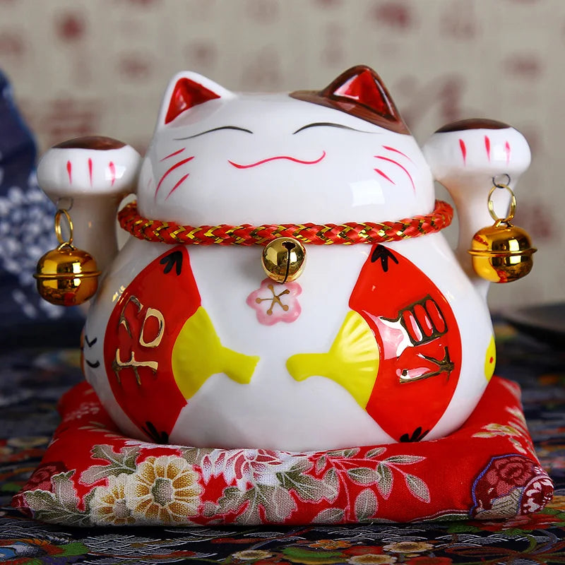 Maneki neko weiß