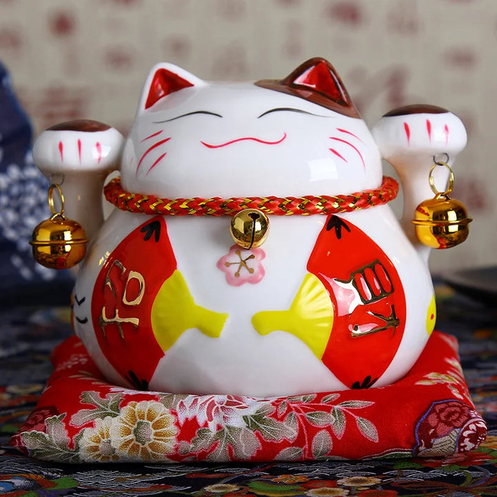 Maneki neko weiß