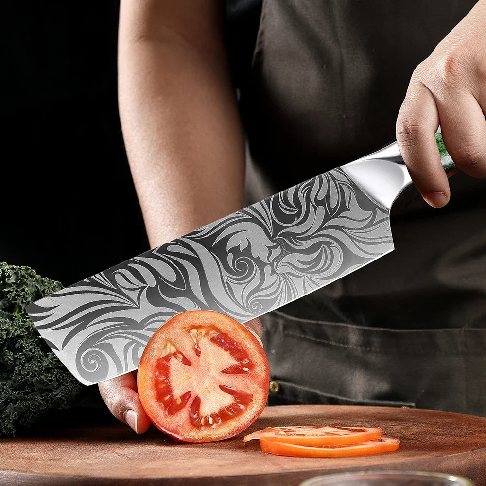 Couteau Japonais Tranchant  Pratique