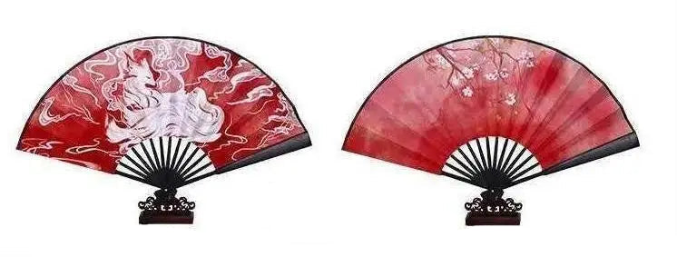 Japanese Nine-Tailed Fox Fan