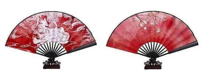 Japanese Nine-Tailed Fox Fan