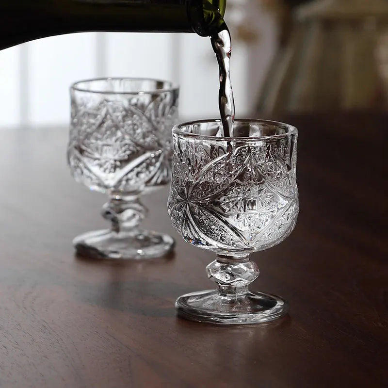 Verre à Pied Japonais Vintage