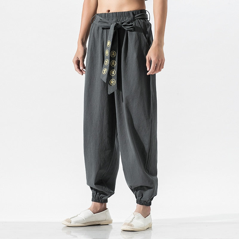 Pantalon Style Japonais Homme