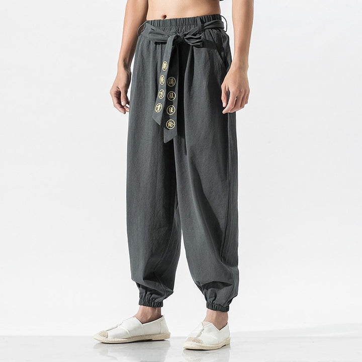 Pantalon Style Japonais Homme