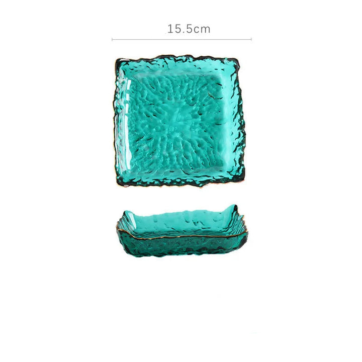 Assiette Japonaise à Collation Vert