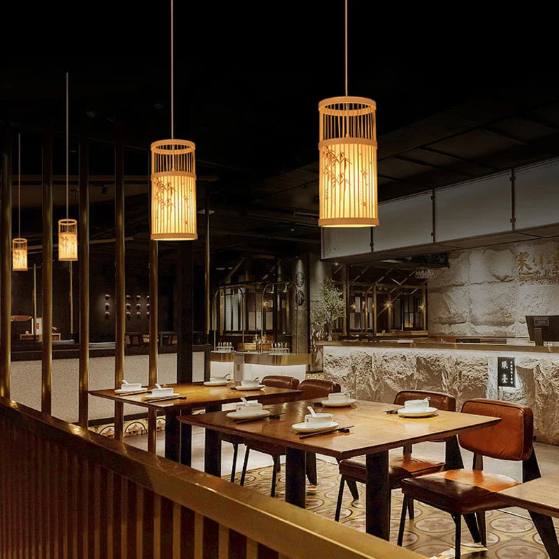 Suspension Japonaise Bambou Design qualité