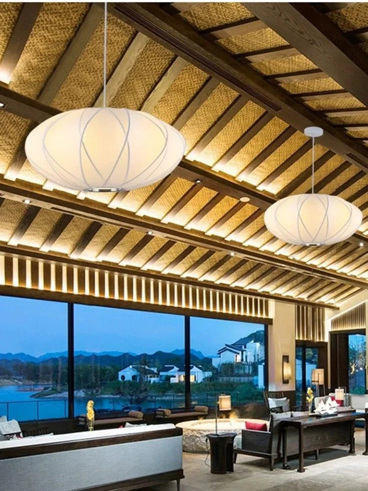 Suspension Japonaise Moderne Sobre