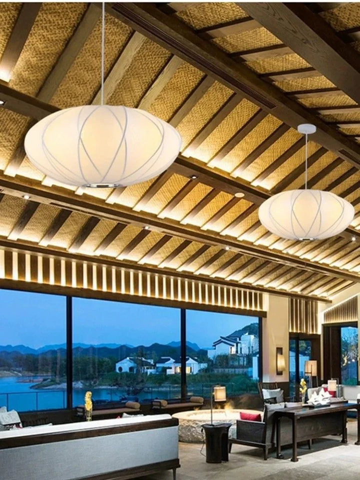 Suspension Japonaise Moderne Sobre