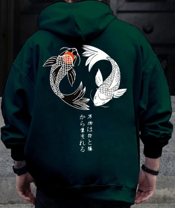 Japanisches Koi-Karpfen-Sweatshirt