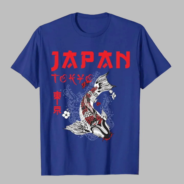 T-shirt Japan Tokyo Bleu Foncé