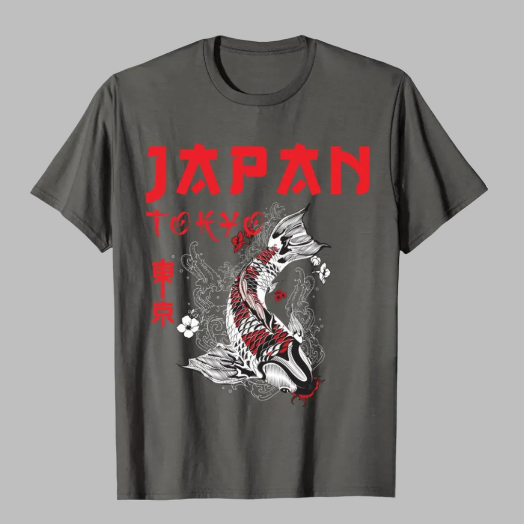T-shirt Japan Tokyo Gris