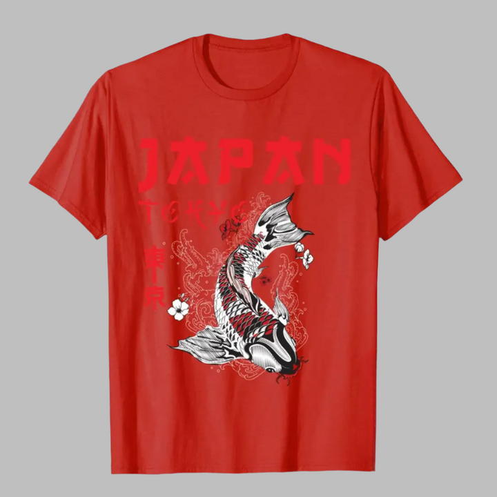 T-shirt Japan Tokyo Rouge