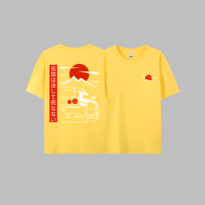 T-shirt Japonais Voiture