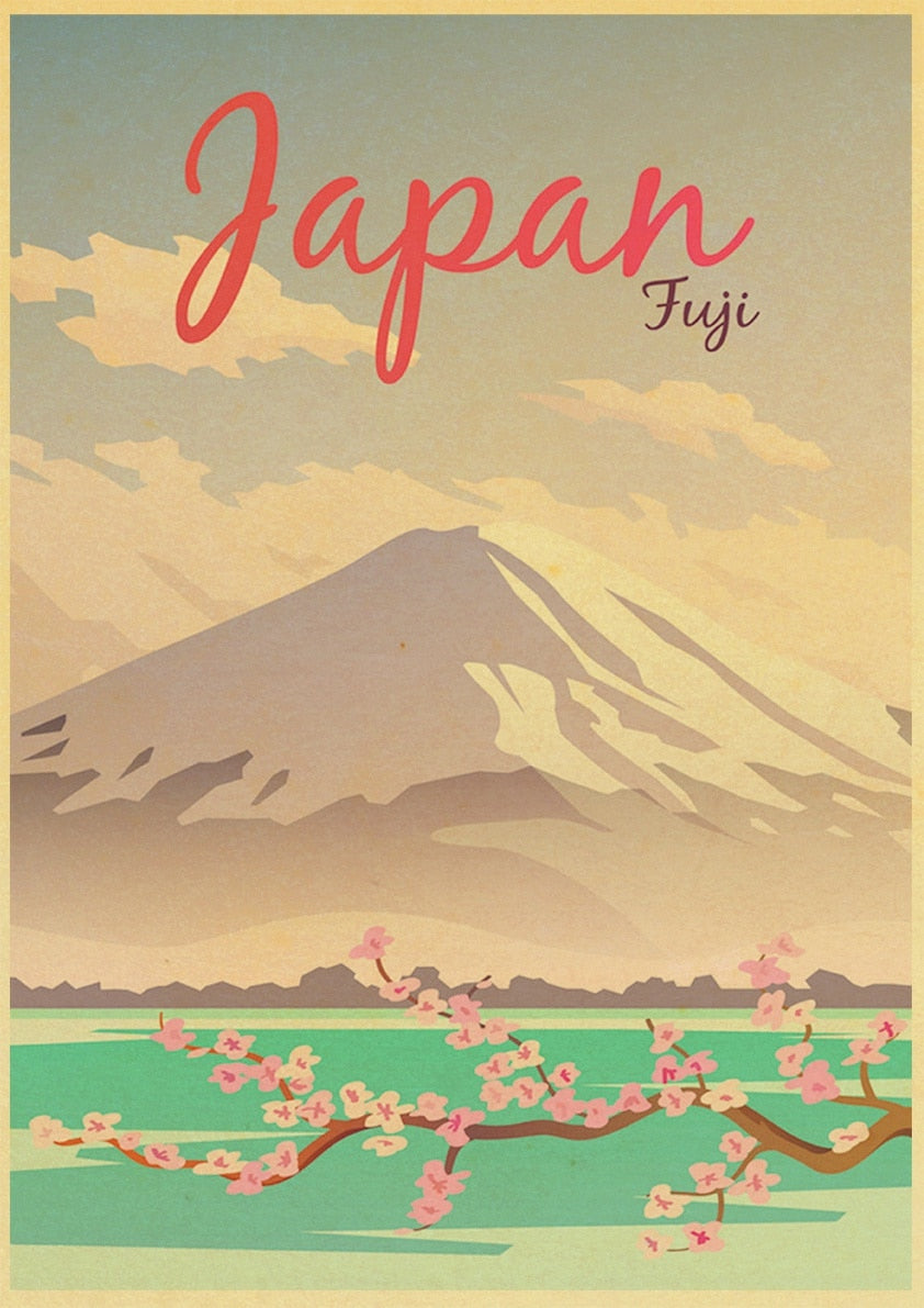 Affiche Montagne Vintage