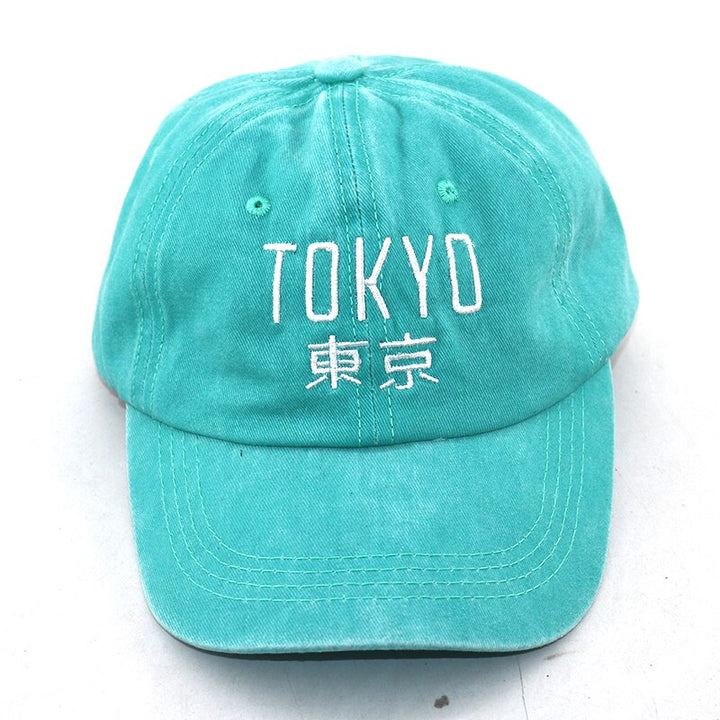 Casquette en Japonais Turquoise