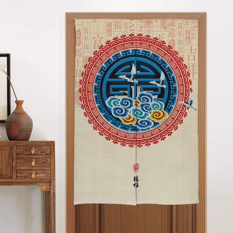 Rideau Motif Japonais