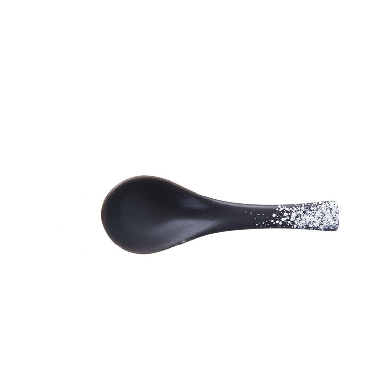 Cuillere Soupe Japonaise Noir