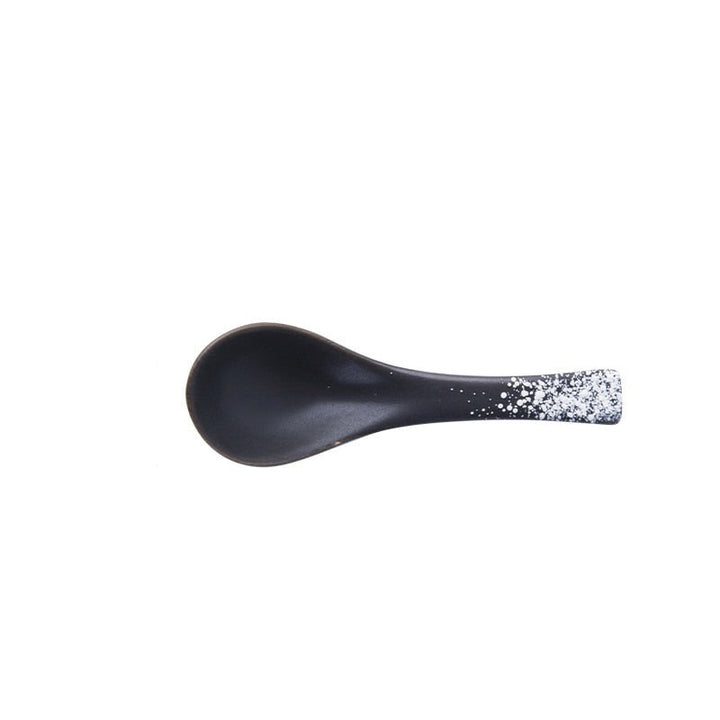 Cuillere Soupe Japonaise Noir