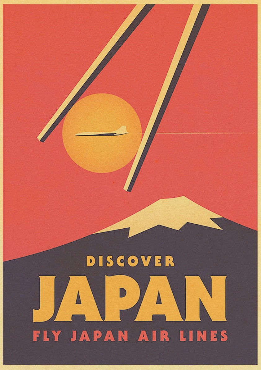Affiche Publicitaire Japonaise