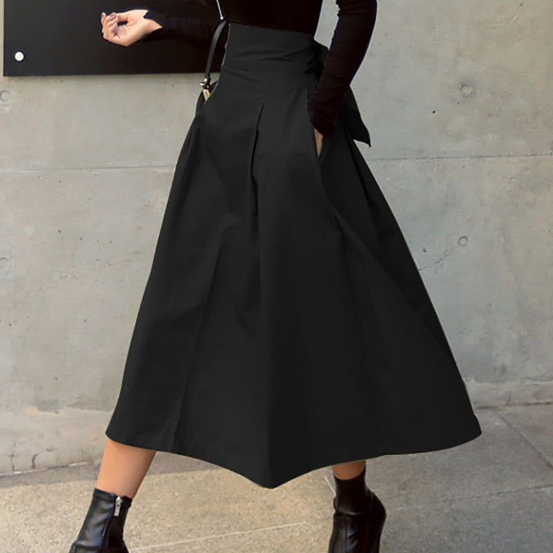Jupe Longue Japonaise  noir