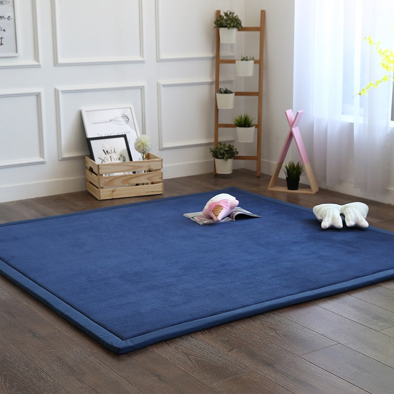 Tapis Salon Japonais Bleu Marine