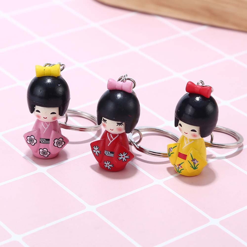 Kokeshi Traditionnelle Porte-clés