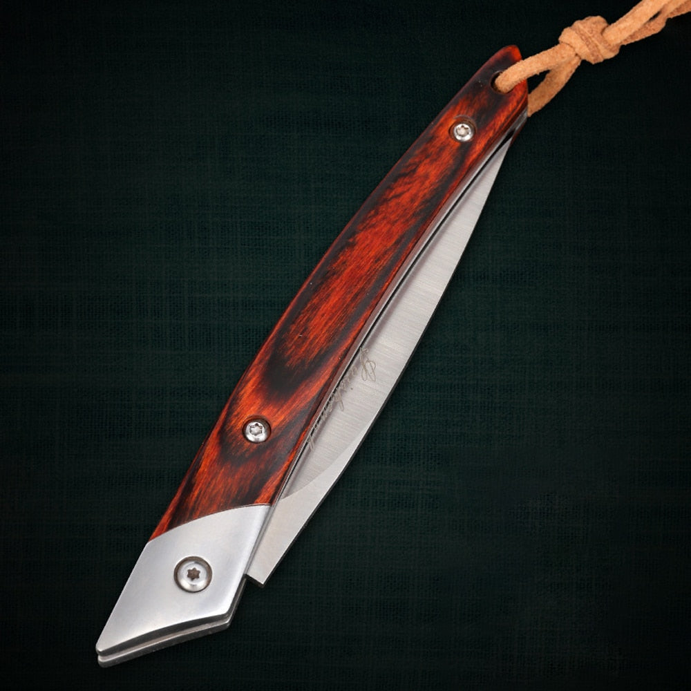 Couteau de Poche Japonais en Bois