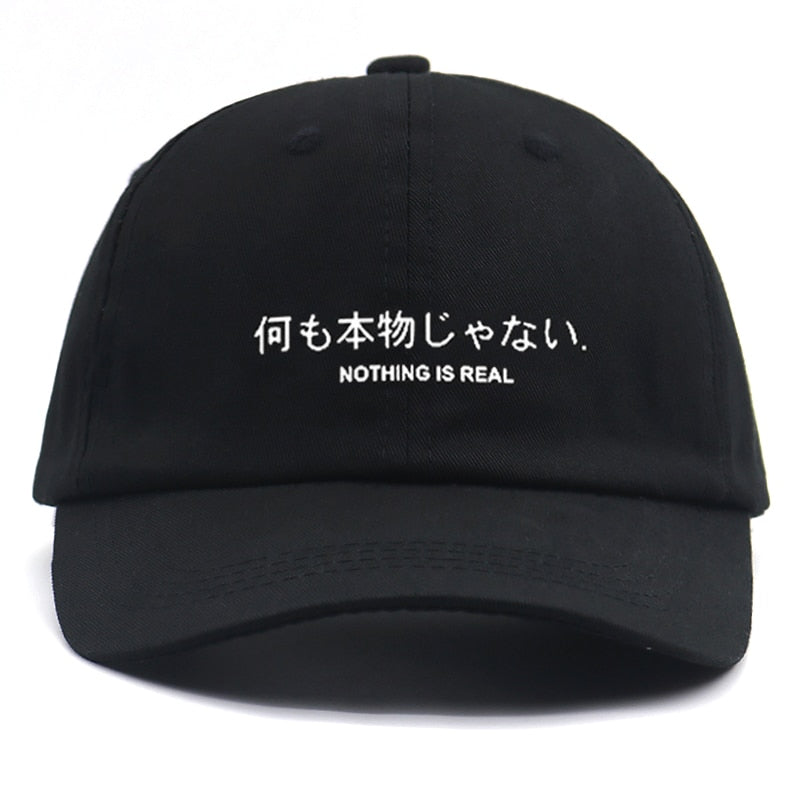 Casquette Ecriture Japonaise Noir