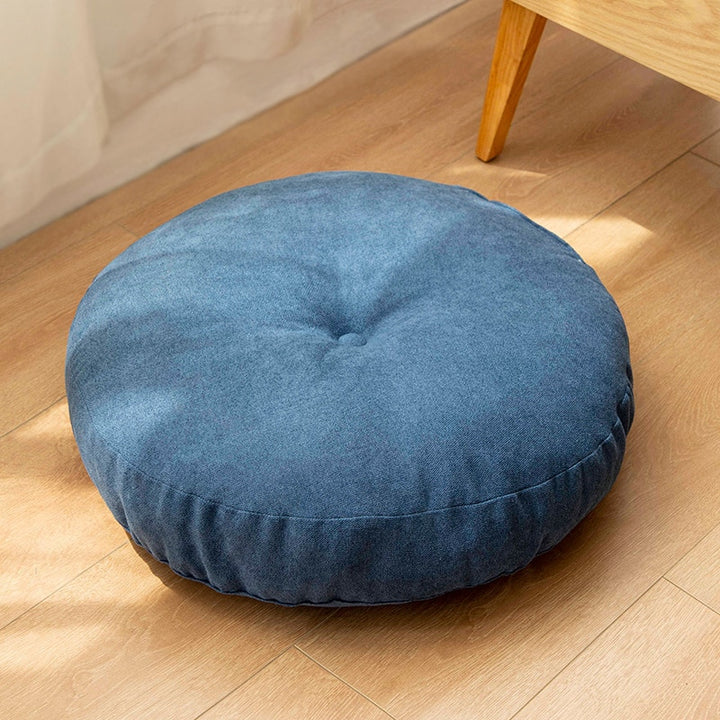 Coussins Japonais bleu