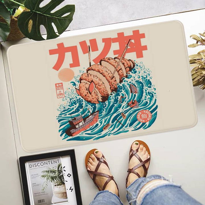 Tapis Salle de Bain Japonais Moderne