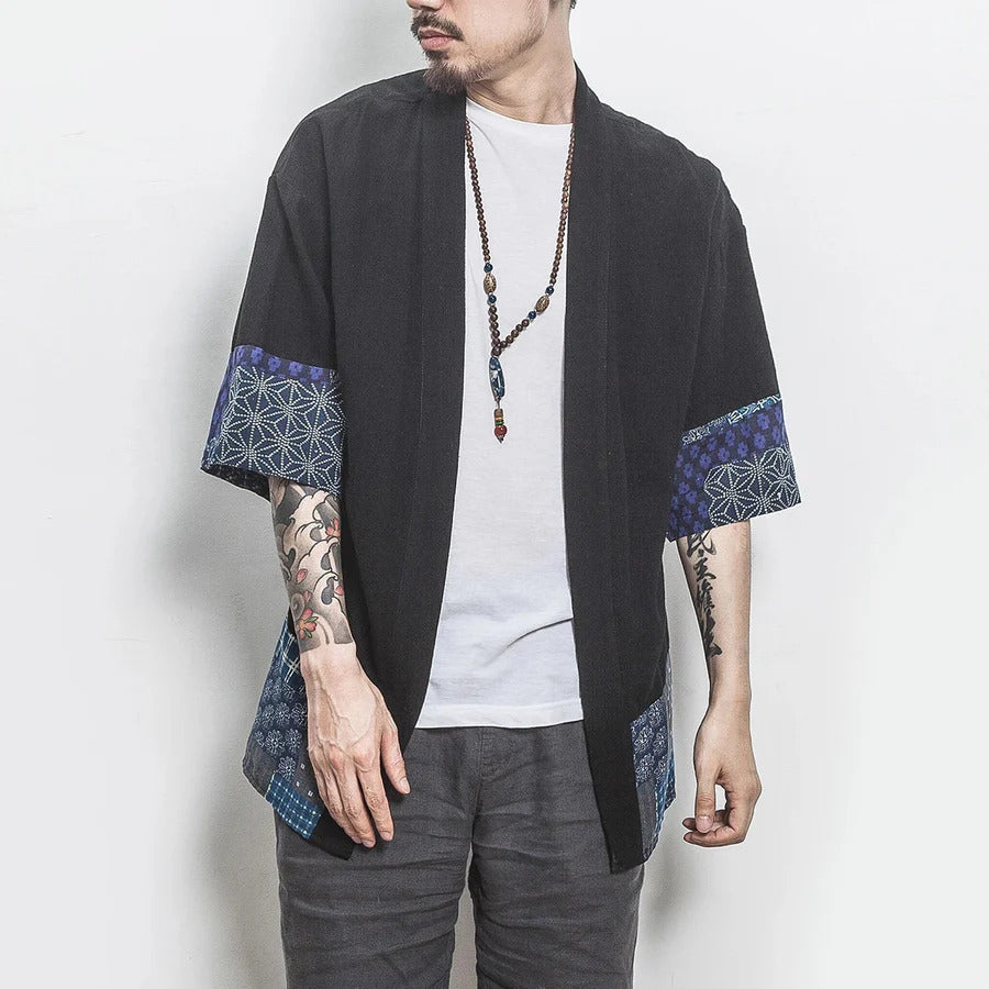 Tissu pour la veste kimono homme 