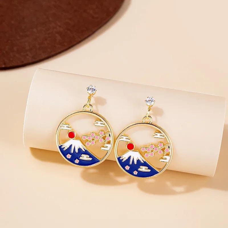 boucles d'oreilles japonaises