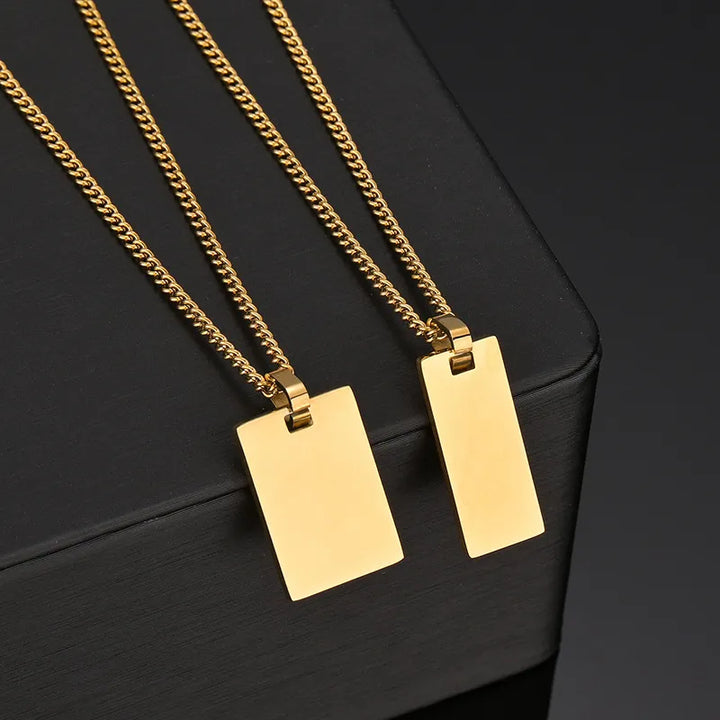 Personalized Engraved Japanese Necklace