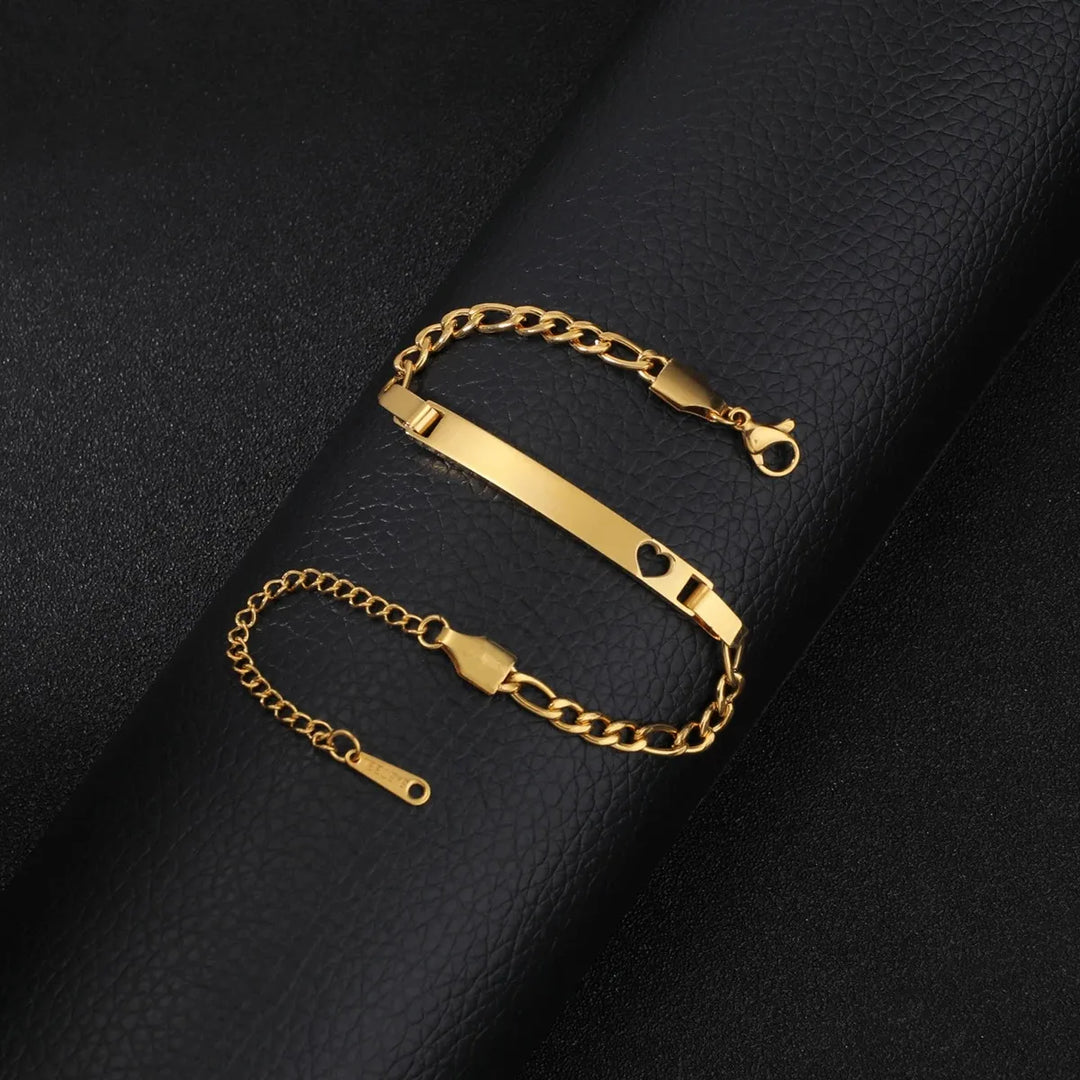 Personalized engraved Japanese bracelet