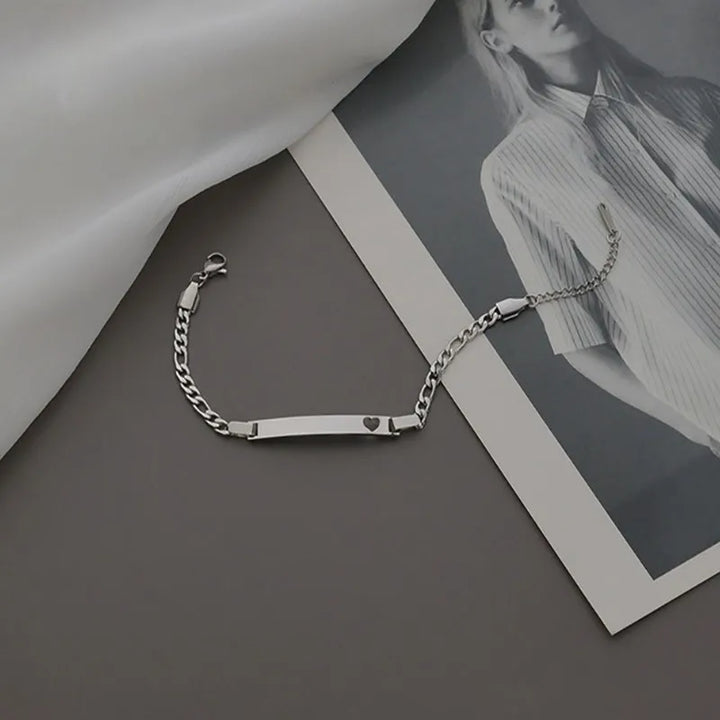 Personalized engraved Japanese bracelet