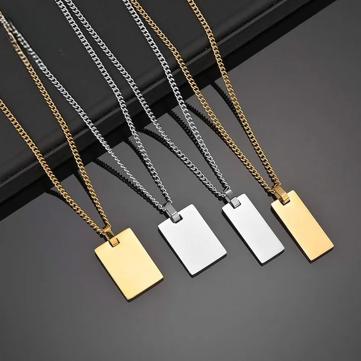 Personalized Engraved Japanese Necklace