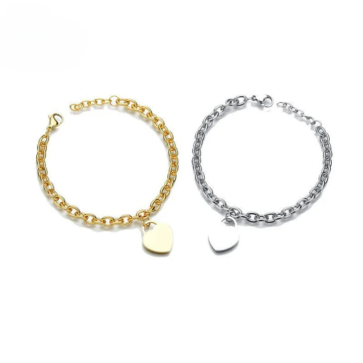 Japanese Personalized Heart Bracelet