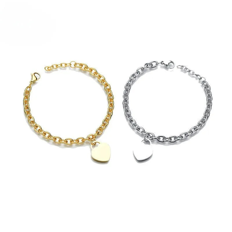 Japanese Personalized Heart Bracelet