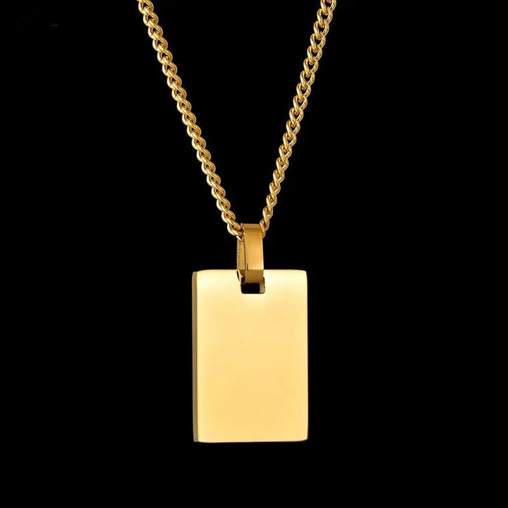 Personalized Engraved Japanese Necklace