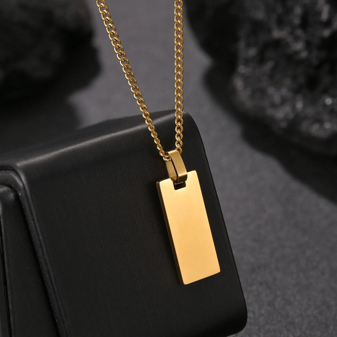 Personalized Engraved Japanese Necklace