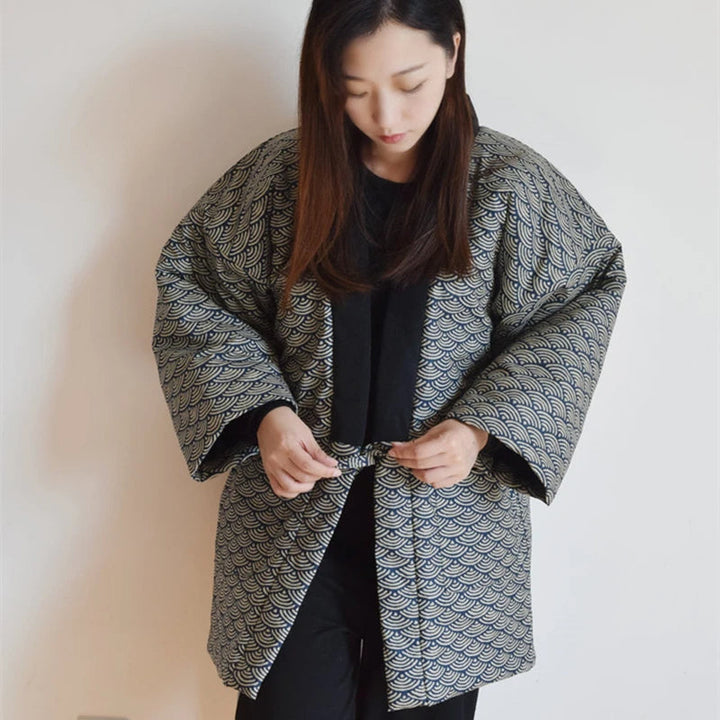 Women's Quilted Kimono Jacket