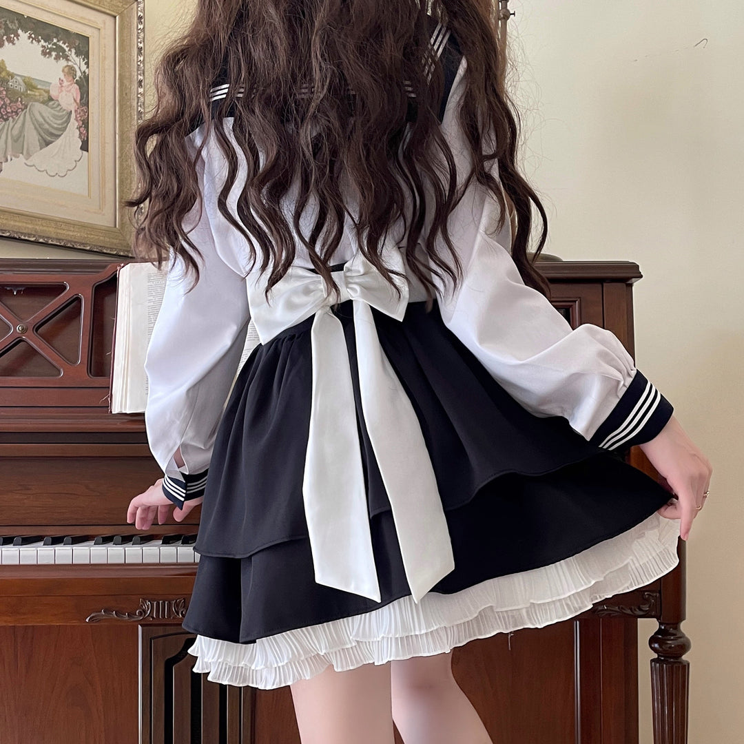 High Waist Japanese Skirt