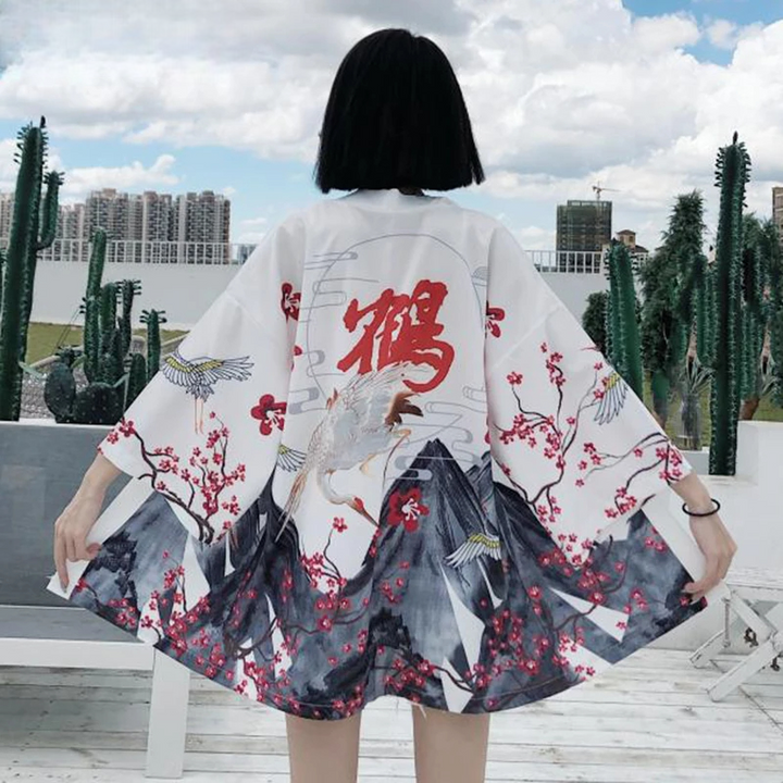 Veste Kimono Femme Japonais motifs