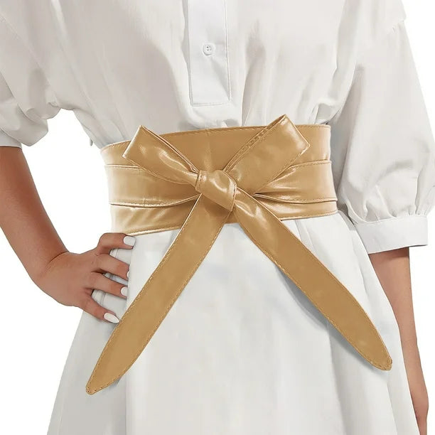 Ceinture obi dorée