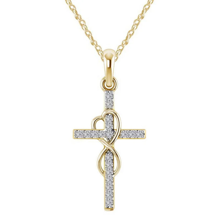 Collier Croix Infini Japonais