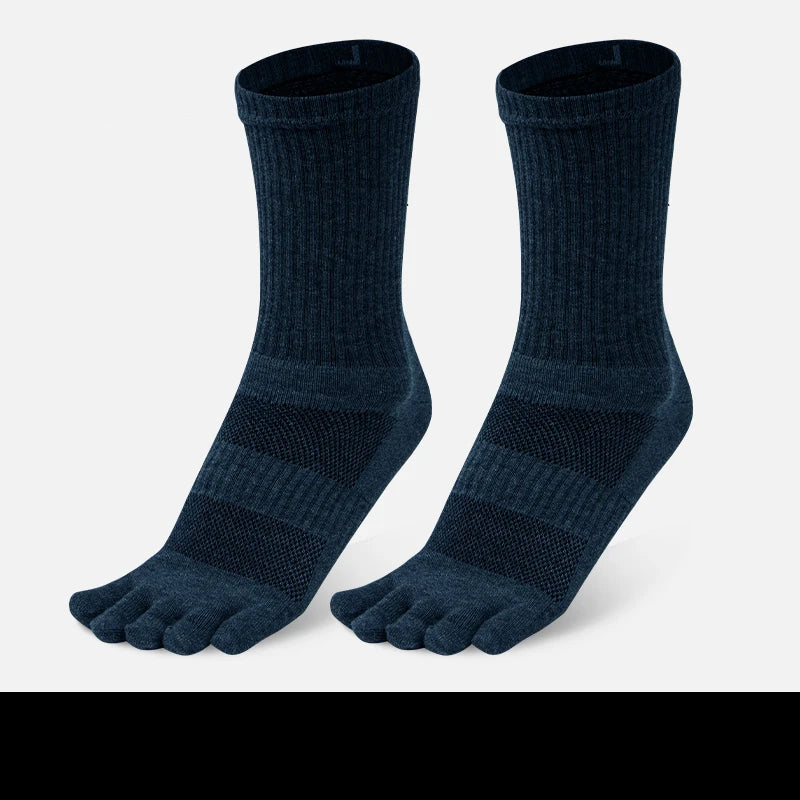 Chaussettes Japonaises 5 Doigts Confortables Bleu