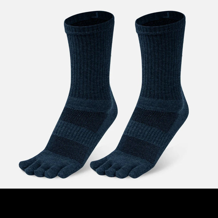 Chaussettes Japonaises 5 Doigts Confortables Bleu