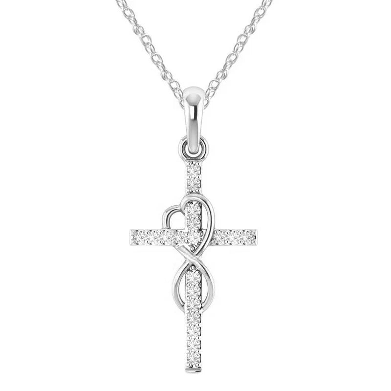 Collier Croix Infini Japonais